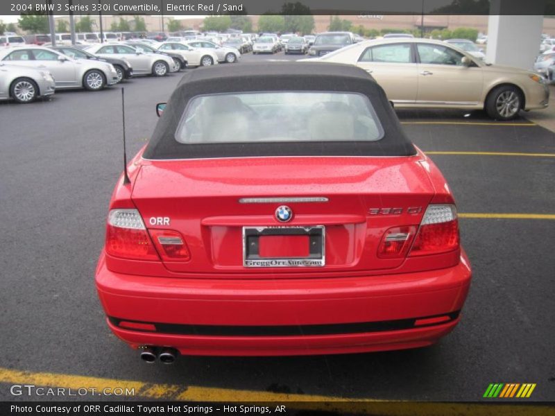 Electric Red / Sand 2004 BMW 3 Series 330i Convertible