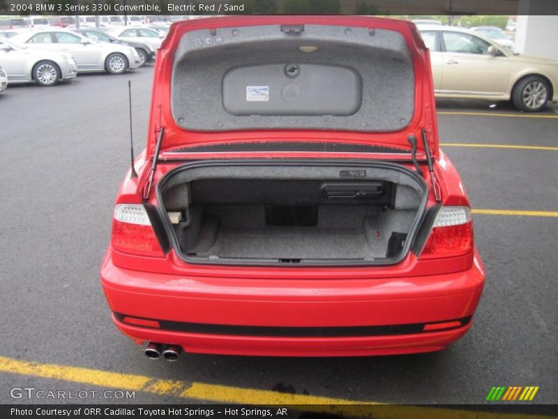 Electric Red / Sand 2004 BMW 3 Series 330i Convertible
