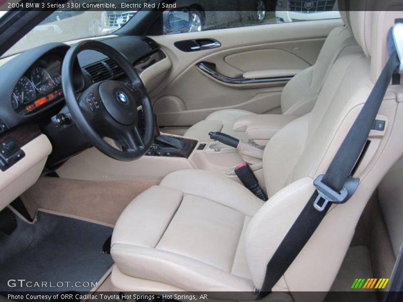 Electric Red / Sand 2004 BMW 3 Series 330i Convertible