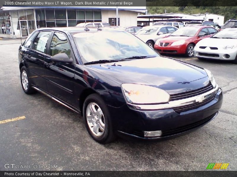 Dark Blue Metallic / Neutral Beige 2005 Chevrolet Malibu Maxx LT Wagon