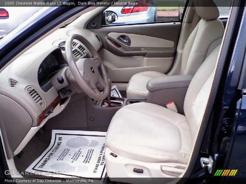 Dark Blue Metallic / Neutral Beige 2005 Chevrolet Malibu Maxx LT Wagon