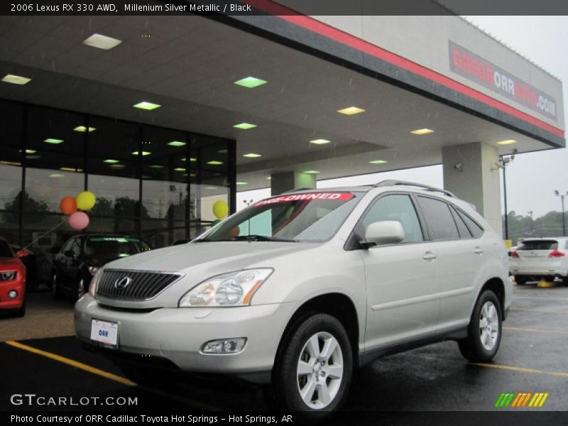Millenium Silver Metallic / Black 2006 Lexus RX 330 AWD