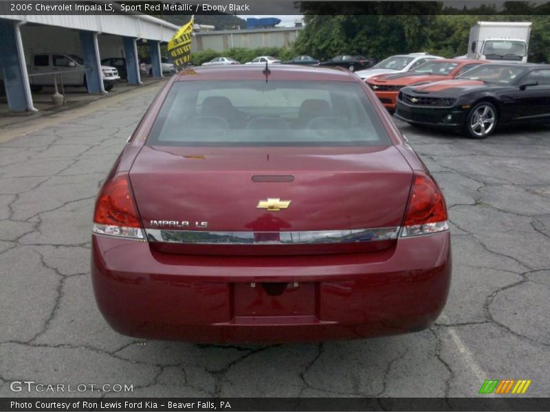 Sport Red Metallic / Ebony Black 2006 Chevrolet Impala LS