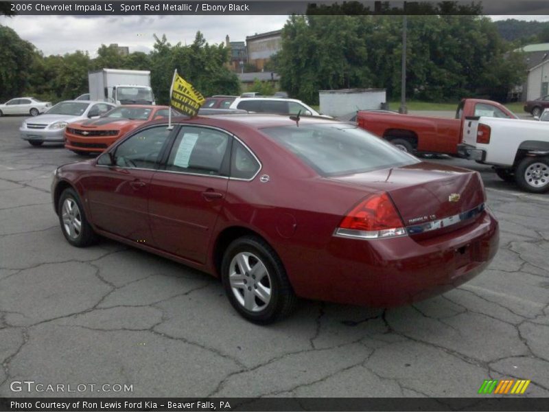 Sport Red Metallic / Ebony Black 2006 Chevrolet Impala LS