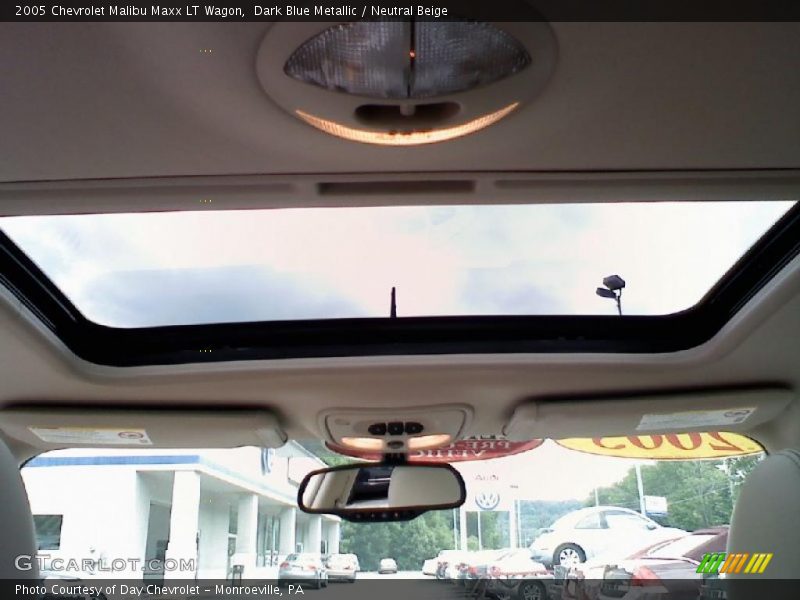 Dark Blue Metallic / Neutral Beige 2005 Chevrolet Malibu Maxx LT Wagon