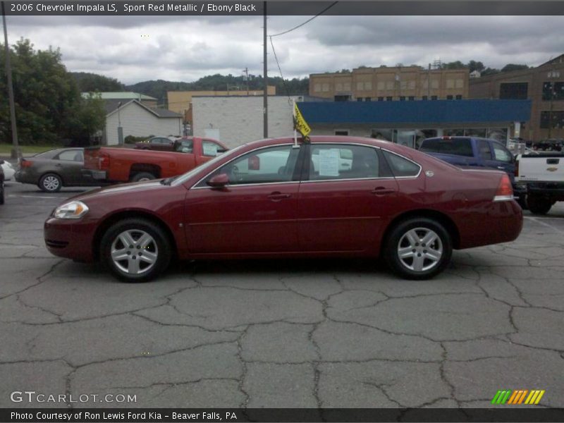 Sport Red Metallic / Ebony Black 2006 Chevrolet Impala LS