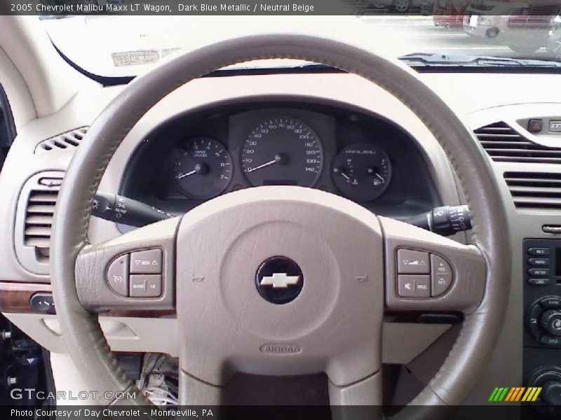 Dark Blue Metallic / Neutral Beige 2005 Chevrolet Malibu Maxx LT Wagon