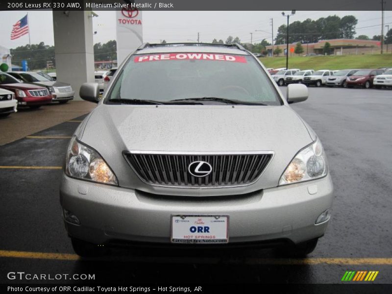 Millenium Silver Metallic / Black 2006 Lexus RX 330 AWD