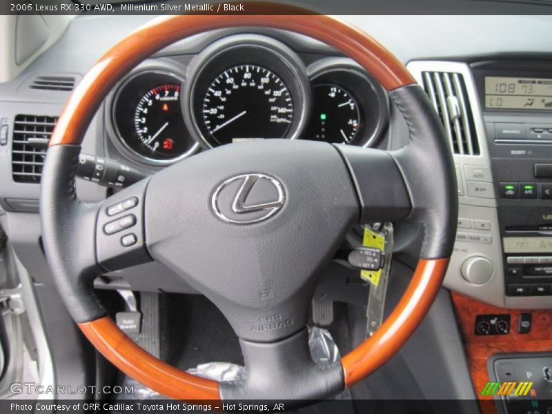 Millenium Silver Metallic / Black 2006 Lexus RX 330 AWD