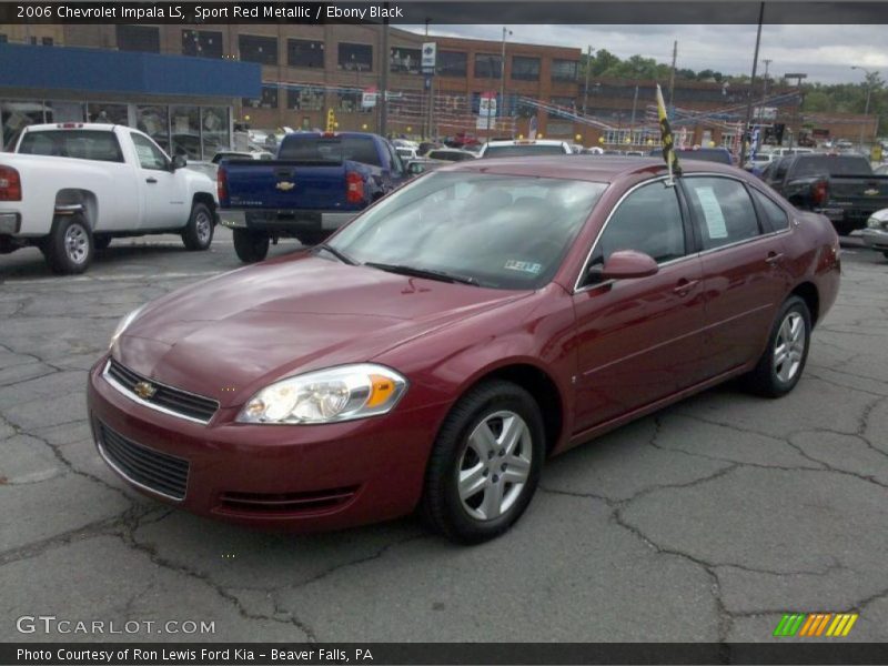 Sport Red Metallic / Ebony Black 2006 Chevrolet Impala LS