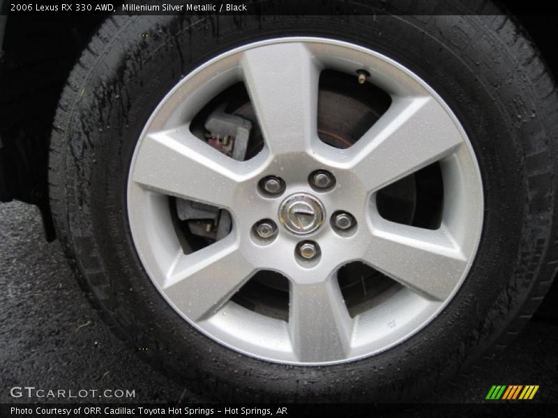 Millenium Silver Metallic / Black 2006 Lexus RX 330 AWD