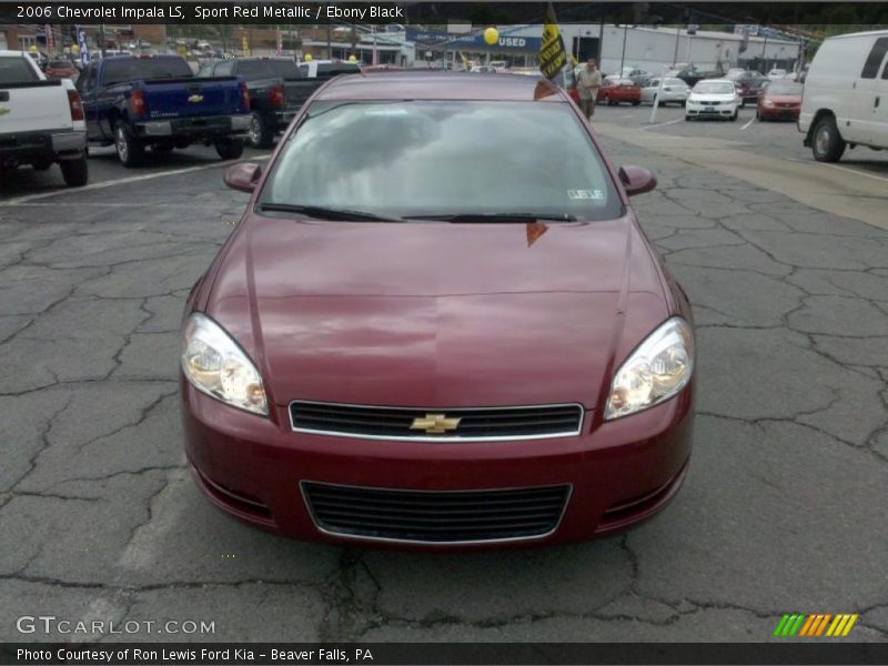Sport Red Metallic / Ebony Black 2006 Chevrolet Impala LS