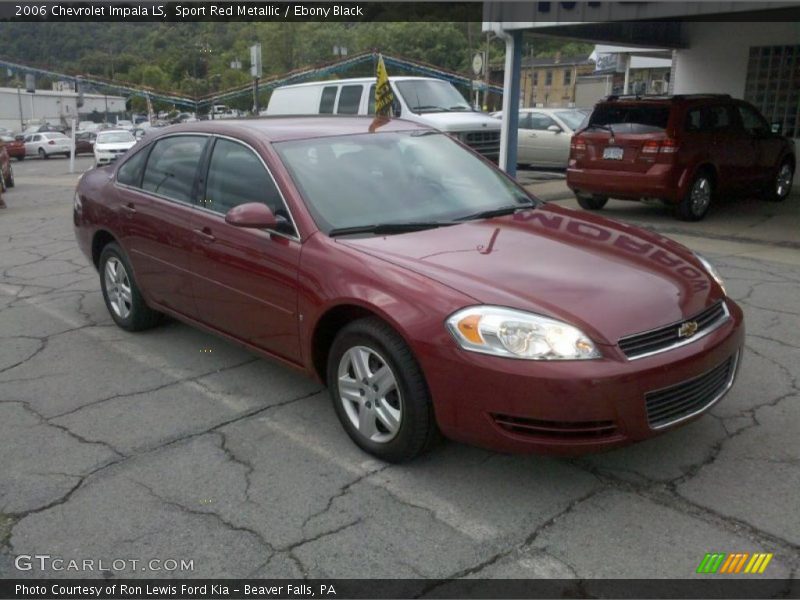 Sport Red Metallic / Ebony Black 2006 Chevrolet Impala LS
