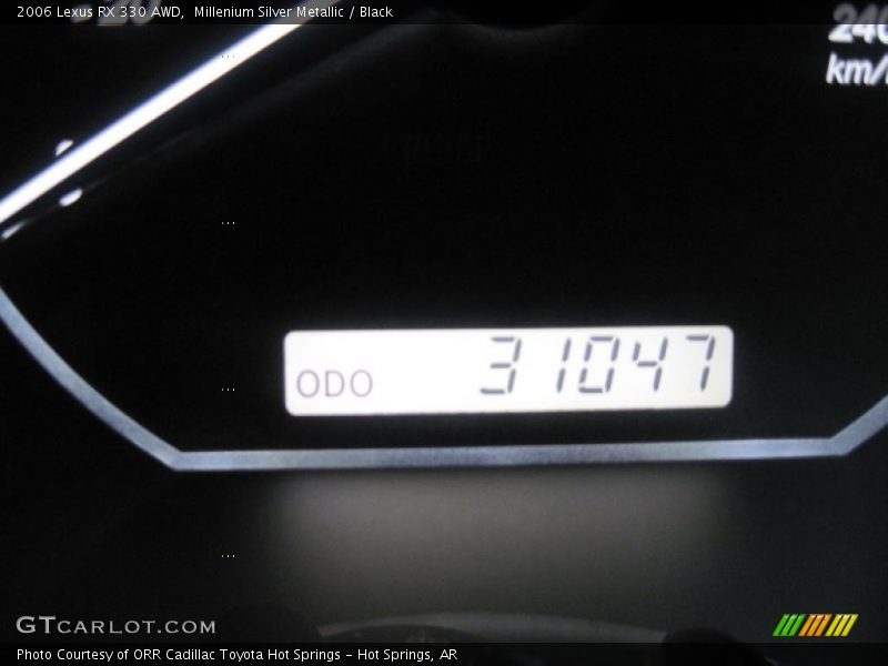Millenium Silver Metallic / Black 2006 Lexus RX 330 AWD