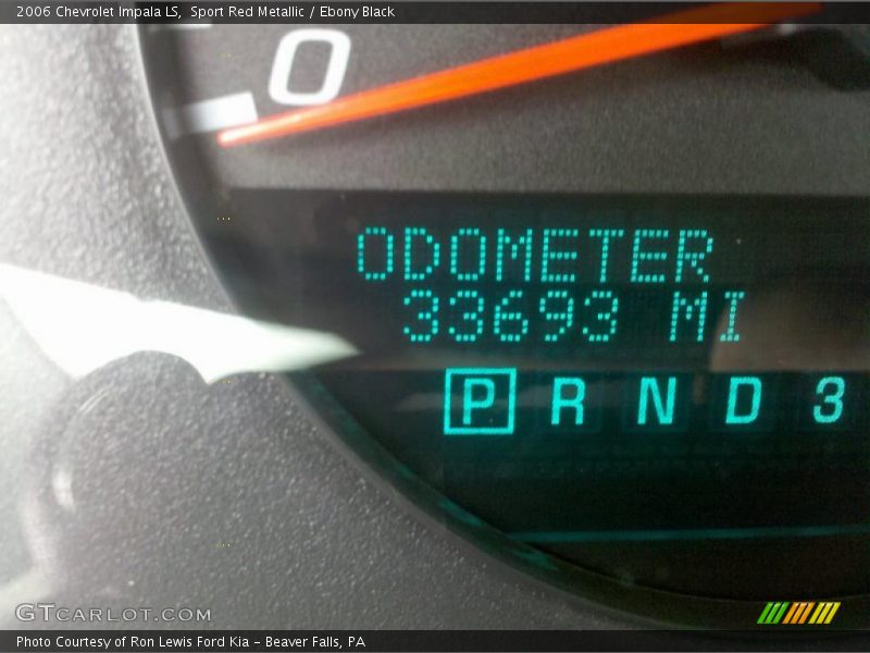 Sport Red Metallic / Ebony Black 2006 Chevrolet Impala LS