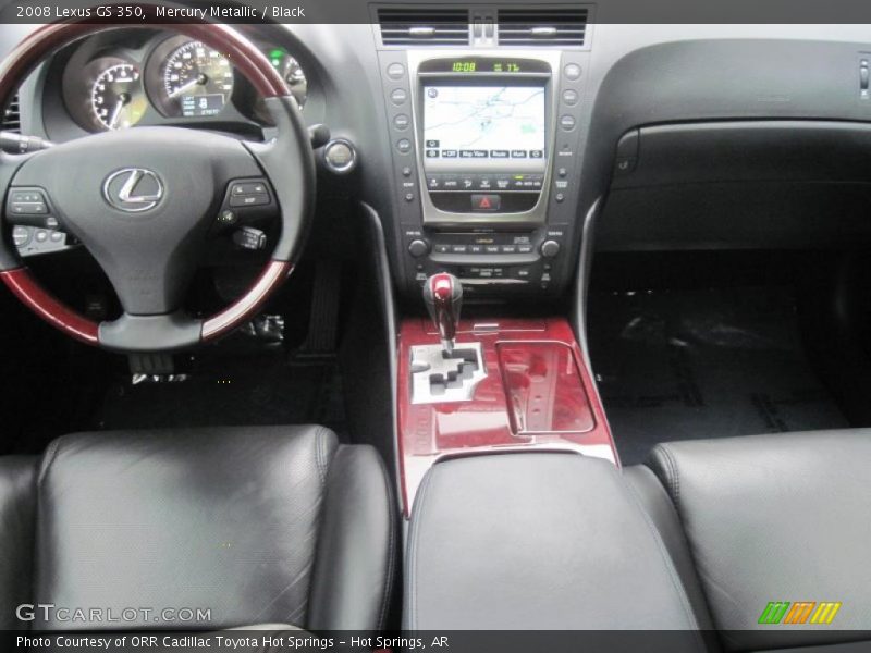 Mercury Metallic / Black 2008 Lexus GS 350
