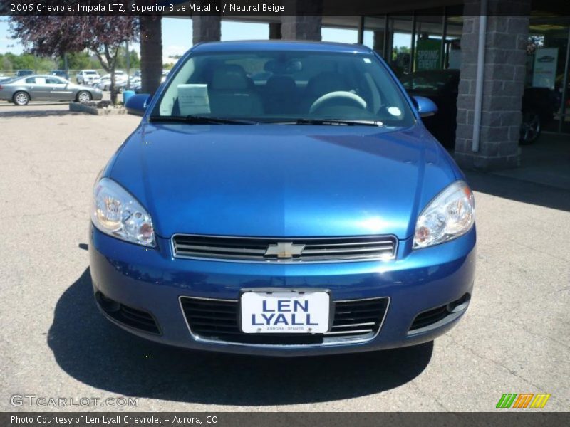 Superior Blue Metallic / Neutral Beige 2006 Chevrolet Impala LTZ