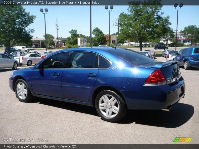 Superior Blue Metallic / Neutral Beige 2006 Chevrolet Impala LTZ