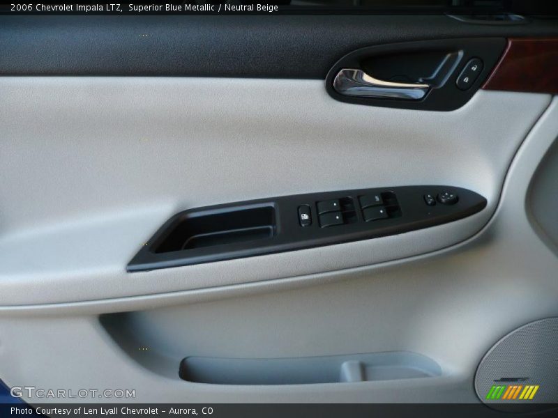 Superior Blue Metallic / Neutral Beige 2006 Chevrolet Impala LTZ