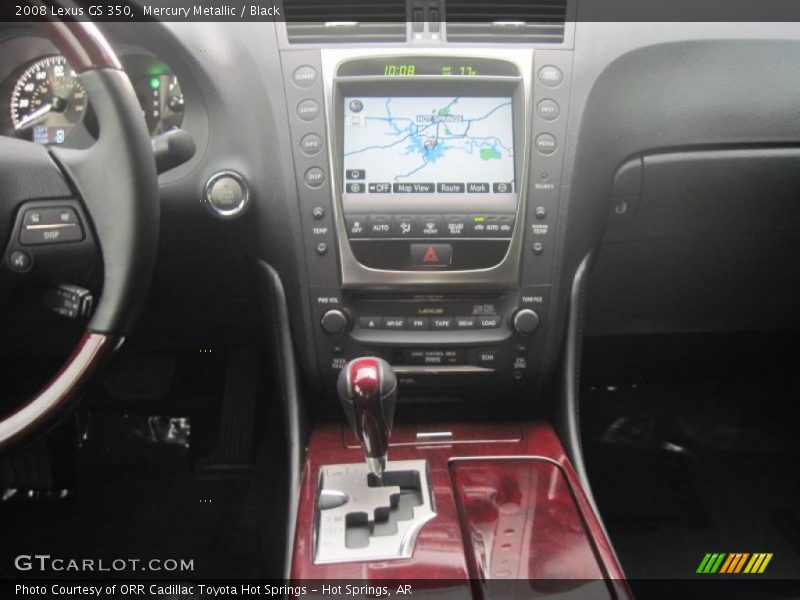 Mercury Metallic / Black 2008 Lexus GS 350
