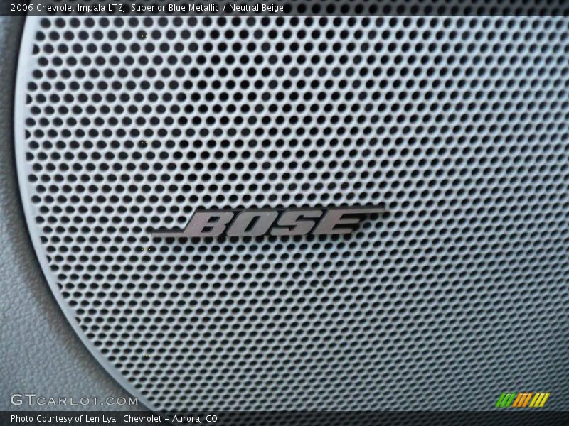 Superior Blue Metallic / Neutral Beige 2006 Chevrolet Impala LTZ