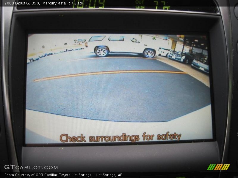 Mercury Metallic / Black 2008 Lexus GS 350