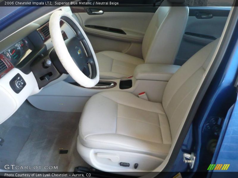Superior Blue Metallic / Neutral Beige 2006 Chevrolet Impala LTZ