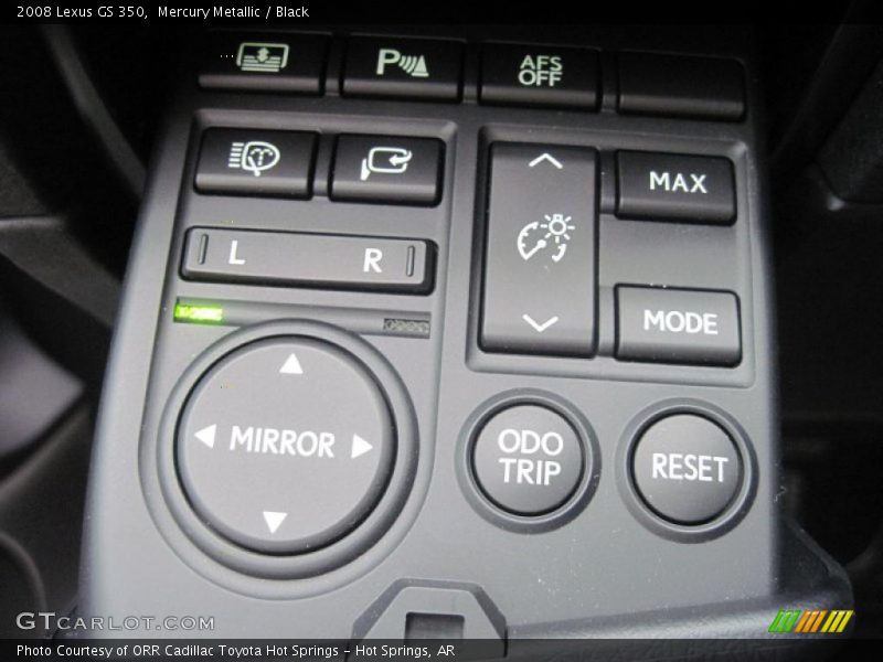 Mercury Metallic / Black 2008 Lexus GS 350