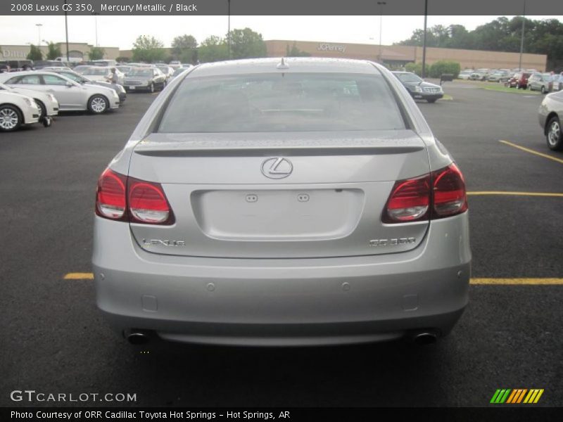 Mercury Metallic / Black 2008 Lexus GS 350