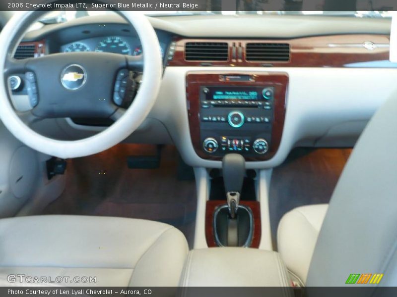 Superior Blue Metallic / Neutral Beige 2006 Chevrolet Impala LTZ