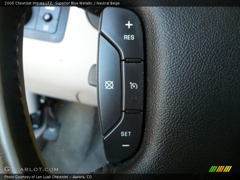 Superior Blue Metallic / Neutral Beige 2006 Chevrolet Impala LTZ