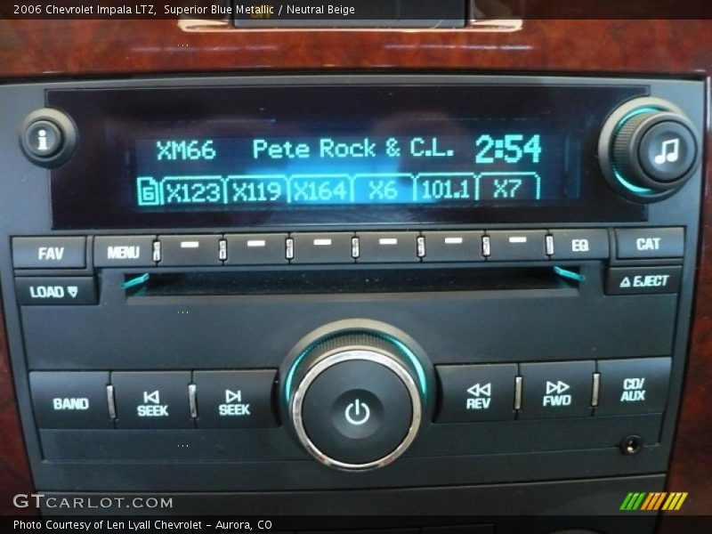 Superior Blue Metallic / Neutral Beige 2006 Chevrolet Impala LTZ