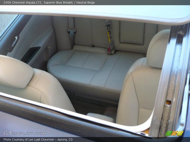 Superior Blue Metallic / Neutral Beige 2006 Chevrolet Impala LTZ
