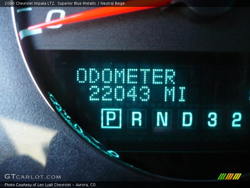 Superior Blue Metallic / Neutral Beige 2006 Chevrolet Impala LTZ