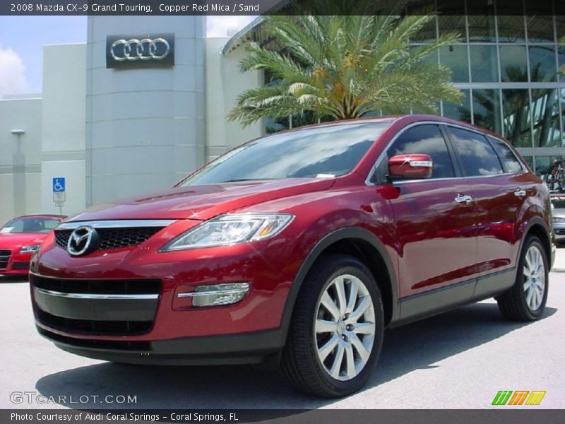 Copper Red Mica / Sand 2008 Mazda CX-9 Grand Touring