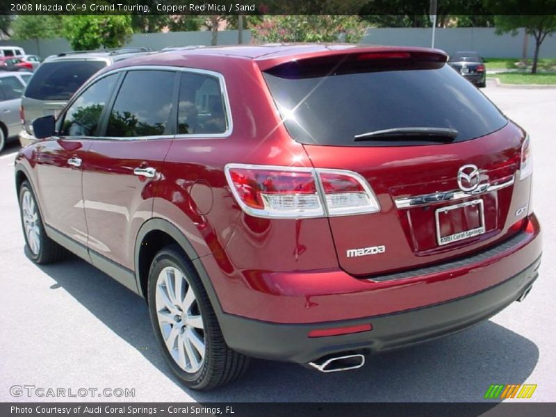 Copper Red Mica / Sand 2008 Mazda CX-9 Grand Touring