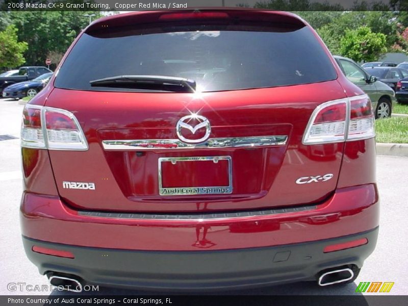 Copper Red Mica / Sand 2008 Mazda CX-9 Grand Touring