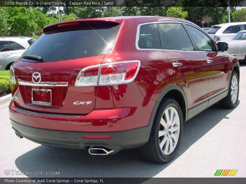 Copper Red Mica / Sand 2008 Mazda CX-9 Grand Touring