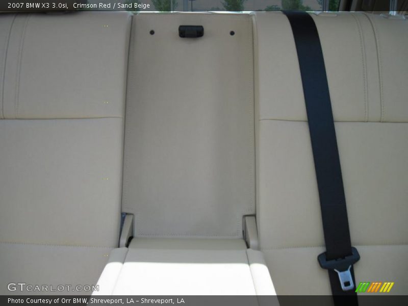 Crimson Red / Sand Beige 2007 BMW X3 3.0si