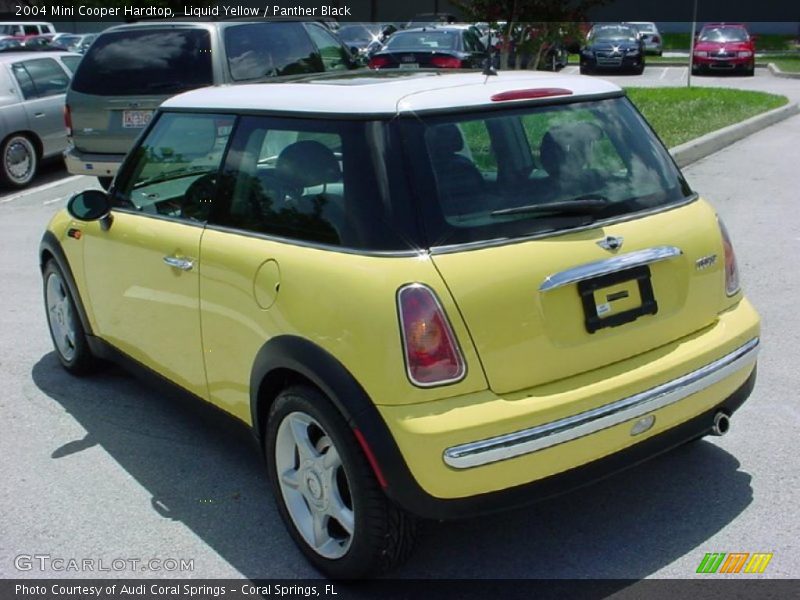 Liquid Yellow / Panther Black 2004 Mini Cooper Hardtop