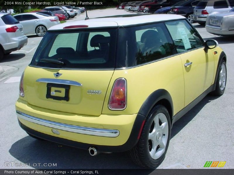 Liquid Yellow / Panther Black 2004 Mini Cooper Hardtop