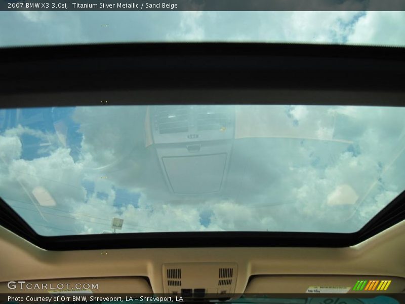 Titanium Silver Metallic / Sand Beige 2007 BMW X3 3.0si