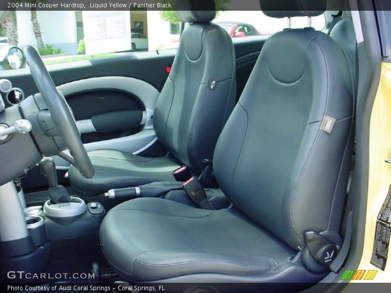 Liquid Yellow / Panther Black 2004 Mini Cooper Hardtop
