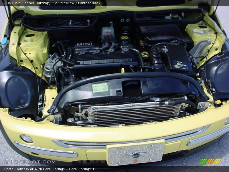 Liquid Yellow / Panther Black 2004 Mini Cooper Hardtop