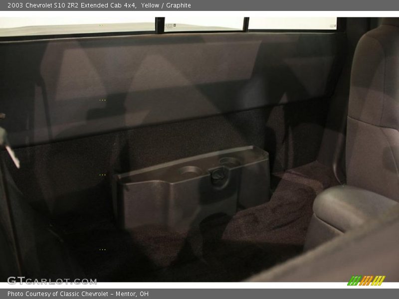 Yellow / Graphite 2003 Chevrolet S10 ZR2 Extended Cab 4x4