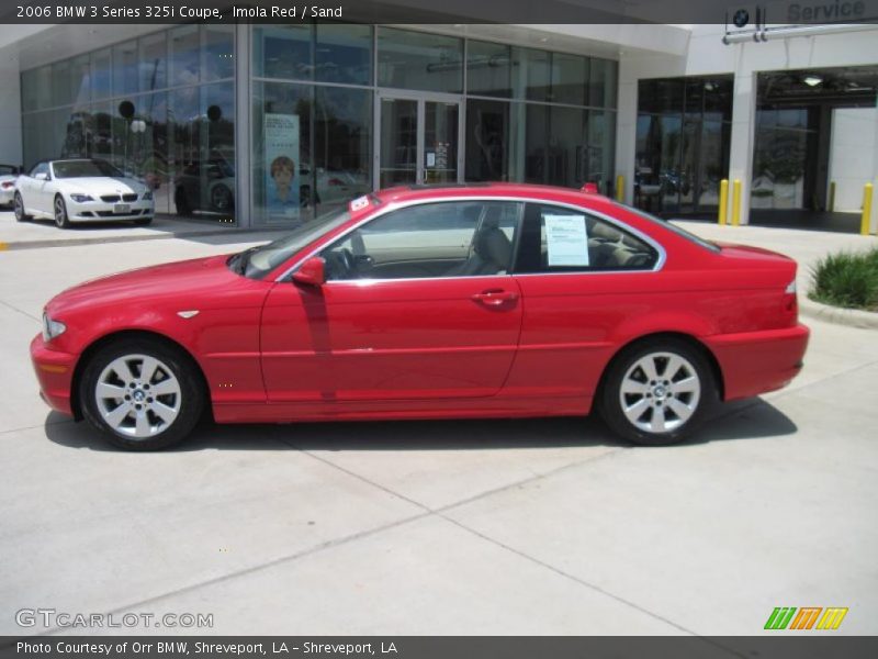 Imola Red / Sand 2006 BMW 3 Series 325i Coupe