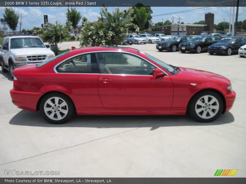 Imola Red / Sand 2006 BMW 3 Series 325i Coupe