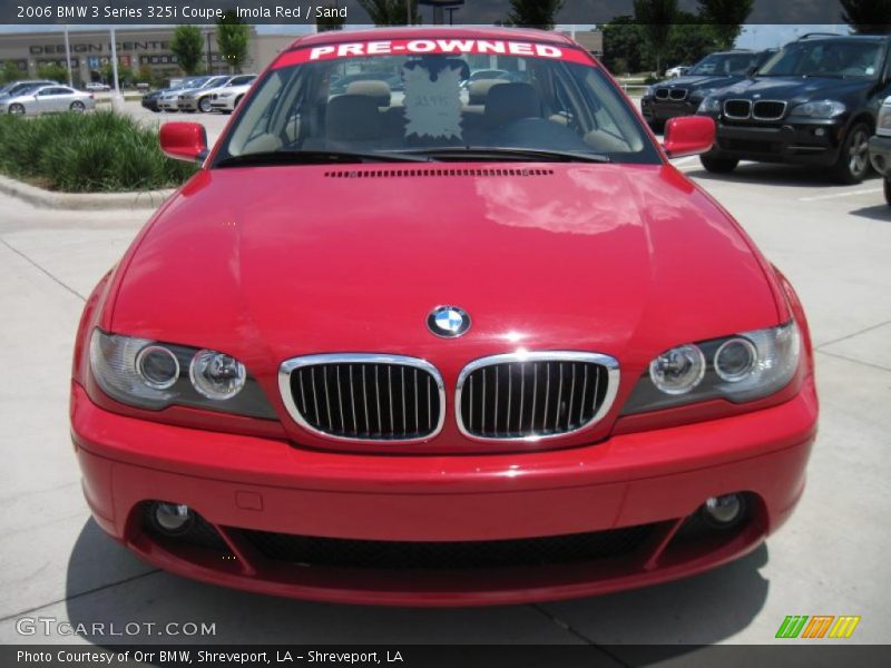 Imola Red / Sand 2006 BMW 3 Series 325i Coupe