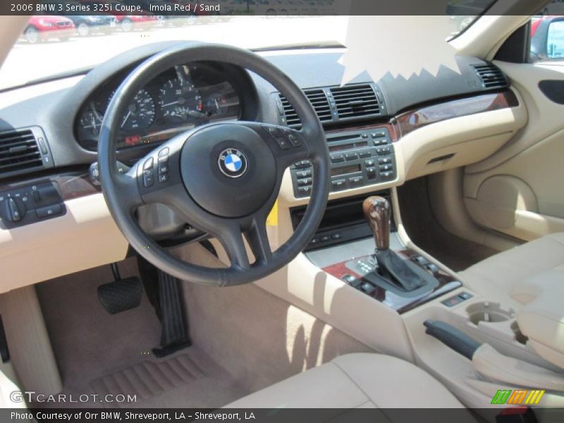 Imola Red / Sand 2006 BMW 3 Series 325i Coupe