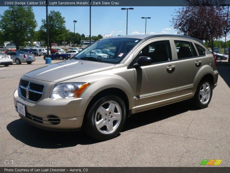 Light Sandstone Metallic / Dark Slate Gray 2009 Dodge Caliber SXT